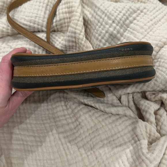 Authentic Vintage Pecan Stripe Fendi **flaws** - Picture 9 of 9